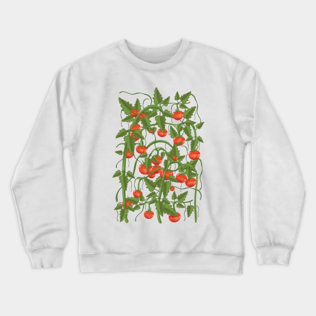 Tomato Plants Crewneck Sweatshirt by nickemporium1